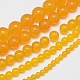 Natural & Dyed Malaysia Jade Bead Strands G-A146-6mm-A03-3