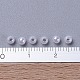 パール調アクリルビーズ  ラウンド  ホワイト  3mm  穴：1mm  約3450個/50g X-PACR-3D-1-4