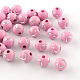 Round Plating Acrylic Beads PACR-S450-04-1