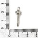 Латунные микро проложить кубического циркония подвески KK-K400-45P-3