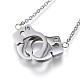 304 Stainless Steel Pendant Necklaces NJEW-N0071-12-2
