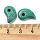 Perles turquoise synthétiques teintes G-G075-12B-3