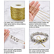 Golden Silk Elastic Thread EW-WH0003-10A-02-5