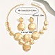 Комплекты из ожерелий с подвесками из сплава и серег-гвоздиков для женщин FS-WG70423-01-3