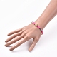 Bracelets extensibles faits main en pâte polymère heishi BJEW-JB05078-03-5