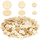 PandaHall Elite 600Pcs 3 Styles Brass Spacer Beads KK-PH0005-82-1