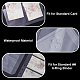 GORGECRAFT 12PCS 3 Styles A6 Size Binder Pockets 6 Holes Budget Cash Envelopes Plastic Binder Zipper Folders Waterproof Binder Pouch Document Filing Storage Bags for Budgeting 6-Ring Binder Notebook ABAG-GF0001-23-6