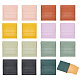 Nbeads 16Pcs 8 Colors Imitation Leather Jewelry Storage Bags ABAG-NB0001-99-1