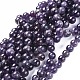 Natürlichen Amethyst Perlen Stränge G-I256-02B-1
