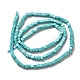 Chapelets de perles en turquoise synthétique G-B064-A46-3