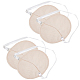 GORGECRAFT 2 Pair Underarm Sweat Pads Reusable Summer Armpit Sweat Absorbing Guards with Shoulder Strap Washable Anti-Perspiration Absorbent Deodorants Patch Shields for Women and Men Antique White AJEW-WH0505-39-1