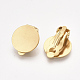 Accessoires de boucles d'oreilles clips à vis en 304 acier inoxydable X-STAS-T045-33D-G-2