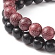 2pcs 2 bracelets de perles de style mala BJEW-JB08416-5