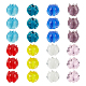Nbeads 32 Stück 8 Farben handgefertigte Bunte Malerei-Perlen LAMP-NB0001-95-1