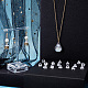 Arricraft 300 Stück Perlenkappenbügel aus Kunststoff KY-AR0001-24-4
