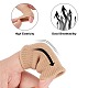 GORGECRAFT 2 Colors 20Pcs Finger Sleeves Arthritis Fingers Splint Rings Breathable Finger Sleeve Compression Pression Protector for Volleyball Basketball Sports AJEW-GF0006-04-4
