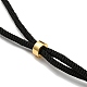 Nylon el collar cuerdas AJEW-P116-03G-12-3