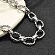 Ожерелья из витой овальной цепи из нержавеющей стали 304 NJEW-R023-13P-3