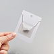Pochette adhésive de chaîne de collier en plastique pour les cartes d'affichage de collier X-AJEW-P088-01B-3