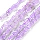 Нити бусин из натурального лавандового аметиста (окрашенного и нагретого) G-P497-01C-44-1