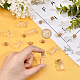 Sunnyclue 40 piezas 2 estilo mini lindo pequeño frasco de vidrio botellas de vidrio AJEW-SC0001-37-3