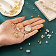 Kissitty 105 pièces 12 styles de perles creuses en laiton KK-KS0001-27-7