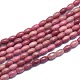 Chapelets de perles en rhodonite naturelle G-K310-F01-1
