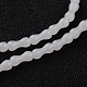 Imitazione osso fili di perle di vetro di giada EGLA-J136-NC01-1