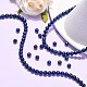 Chapelets de perles en lapis-lazuli naturel X-G-G423-6mm-AB-5
