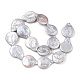 Hebras de perlas keshi de perlas barrocas naturales PEAR-S016-006-1-3