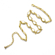 Set di gioielli con bracciale e collana a maglie ovali BJEW-S121-06-3