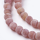 Natural Weathered Agate Beads Strands G-G589-6mm-05-3