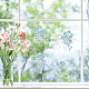 Gorgecraft 16 Stück Feen-Fensteraufkleber DIY-WH0314-067-7