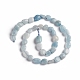 Chapelets de perles en aigue-marine naturelle G-D0002-D54-2