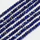 Faceted Rondelle Natural Lapis Lazuli Bead Strands G-I156-07-1