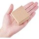 BENECREAT 24 Pack Ring Box 5x5x3cm Kraft Brown Square Cardboard Jewelry Boxes Small Gift Box for Wedding Party Birthdays CBOX-BC0004-87-6