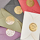 Craspire 100 pièces sceaux de certificat en feuille d'or sceaux de certificat d'or en relief oeuf de pâques 2