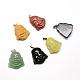 Natural & Synthetic Mixed Gemstone Pendants G-T010-14-1