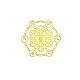 Chakra Brass Self Adhesive Decorative Stickers WG60667-32-1