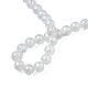 Hebras de perlas de vidrio craquelado translúcido CCG-T003-01A-4