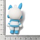Rabbit Spaceman PVC Plastic Cartoon Big Pendants PVC-G005-01B-3