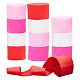 Craspire 12 rouleaux 4 couleurs papier crêpe fait main papier d'emballage goffer pour la décoration de fête de mariage d'anniversaire DIY-CP0007-57-1