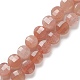 Sunstone naturel diplômé perles brins G-K332-B05-1