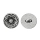 Zinc Metal Alloy Shank Buttons BUTT-N0002-35AS-2
