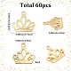 60 шт. подвески из сплава в виде короны FIND-SC0018-03-2