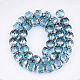 Electroplate Glass Beads Strands EGLA-T019-02D-2