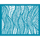 Olycraft 5x4 Zoll Tonschablonen Pflanzenblätter Siebdruckschablonen Weide im Wind Mesh-Transferschablonen wiederverwendbare Mesh-Schablone für Polymer-Ton-Schmuck-Ohrringherstellung DIY-WH0341-380-1