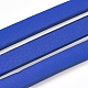 Cordones de cuero de imitación plana LC-E019-01E-1