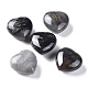 Натуральный серебряный лист яшма сердце любовь камень G-I285-06I-1