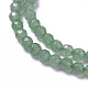 Natürlichen grünen Aventurin Perlen Stränge G-F596-10-3mm-3